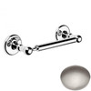 Stainless Steel Finish Samuel Heath Novis Double Post Toilet Roll Holder N1052