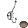 City Bronze Samuel Heath Novis Double Robe Hook N1039