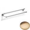 Brushed Gold Unlacquered Samuel Heath Novis Double Towel Rail N1301