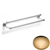 Non-Lacquered Brass Samuel Heath Novis Double Towel Rail N1301