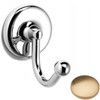 Brushed Gold Unlacquered Samuel Heath Novis Robe Hook N1048