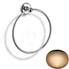 Antique Gold Samuel Heath Novis Towel Ring N1098