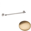 Brushed Gold Unlacquered Samuel Heath Novis Towel Rail N1055