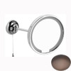 City Bronze Samuel Heath Novis Single Arm LED Illuminated Magnifying Pivotal Mirror N509-3