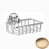 Brushed Gold Unlacquered Samuel Heath Novis Soap Basket N1030