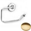 Brushed Gold Gloss Samuel Heath Novis Toilet Paper Holder N1037