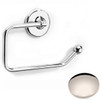 Polished Nickel Samuel Heath Novis Toilet Paper Holder N1037