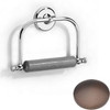 City Bronze Samuel Heath Novis Toilet Roll Holder With Wooden Roller N1020