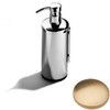 Brushed Gold Unlacquered Samuel Heath Novis Wall Mounted Soap Dispenser L303