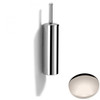 Polished Nickel Samuel Heath Novis Wall Mounted Toilet Brush L42