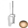 Antique Gold Samuel Heath Novis Wall Mounted Toilet Brush N1049