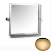 Non-Lacquered Brass Samuel Heath Novis Framed Bevelled Tilting Mirror L1149