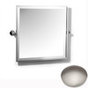 Stainless Steel Finish Samuel Heath Novis Framed Bevelled Tilting Mirror L1149
