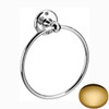 Polished Brass Samuel Heath Curzon Towel Ring N98-6