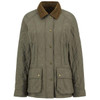 Military Brown Barbour Womens Beadnell Polarquilt Jacket