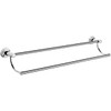 Chrome Plated Samuel Heath Series 7000 Double Towel Rail N7052