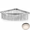 Polished Nickel Samuel Heath Deep Corner Shower Basket N151