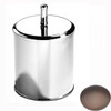 City Bronze Samuel Heath Bathroom Bin With Lid L12