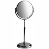 Chrome Plated Samuel Heath Freestanding Height Adjustable Plain / X5 Magnifying Mirror L107