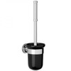 Black Ceramic Samuel Heath Toilet Brush Set