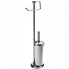 Chrome Plated Samuel Heath Toilet Brush Set