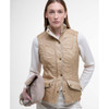 Light Fawn Barbour Womens Cavalry Gilet Front