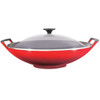 Le Creuset Cast Iron Wok & Glass Lid