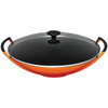 Le Creuset Cast Iron Wok & Glass Lid