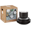 Denby Elements Black 12 Piece Tableware Set