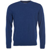 Deep Blue Barbour Essential Lambswool Crew Neck Jumper