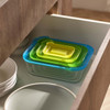 Multi Joseph Joseph Nest Glass Storage 4-piece set  STORAGE