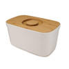 White Joseph Joseph Bread Bin with Cutting Board Lid