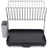 Grey Joseph Joseph Y-rack Dishdrainer front