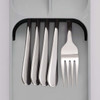 Grey Joseph Joseph DrawerStore Compact Cutlery Organiser cutlery