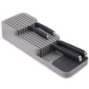 Grey/Grey Joseph Joseph DrawerStore Compact 2-tier Knife Organiser use