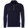 Navy Barbour Mens Holden Half Zip