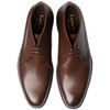 Dark Brown Loake Mens Pimlico Chukka Boots Top