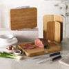 Bamboo Joseph Joseph Cut & Carve Bamboo Chopping Board LS5