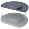 Grey Joseph Joseph CupboardStore 2-tier Rotating Organiser