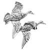 Bisley Pewter Pin Badge