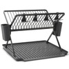 Dark Grey Brabantia Foldable Large Dish Drying Rack