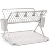 Light Grey Brabantia Foldable Large Dish Drying Rack