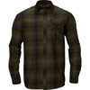 Olive Green Check Harkila Mens Driven Hunt Flannel Shirt
