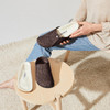 Mocha Birkenstock Zermatt Shearling Wool Felt Slippers