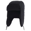 Black Barbour Mens Morar Wax Trapper Hat