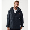 Navy/Ironbark R. M. Williams Mens Rockley Jacket On Model