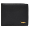 Black R. M. Williams Mens City Slim Bi-Fold Wallet