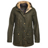 Archive Olive Barbour Womens Lightweight Durham Wax Jacket