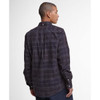 Midnight Oak Tartan Barbour Mens Blair Tailored Shirt Back