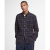 Midnight Oak Tartan Barbour Mens Blair Tailored Shirt Front